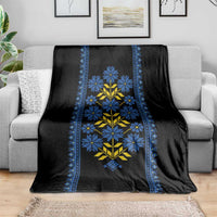 Ukraine Folk Patterns Blanket Sporty Style