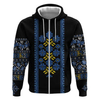 Ukraine Folk Patterns Hoodie Sporty Style