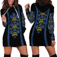 Ukraine Folk Patterns Hoodie Dress Sporty Style