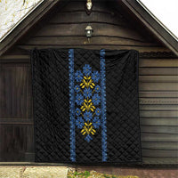 Ukraine Folk Patterns Quilt Sporty Style