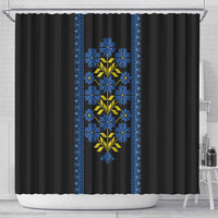 Ukraine Folk Patterns Shower Curtain Sporty Style