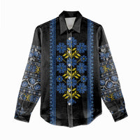 Ukraine Folk Patterns Women Casual Shirt Sporty Style