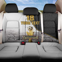 Custom Mexico Football Champion Back Car Seat Cover Aztec Pattern - Wonder Print Shop