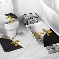 Custom Mexico Football Champion Bathroom Set Aztec Pattern - Wonder Print Shop