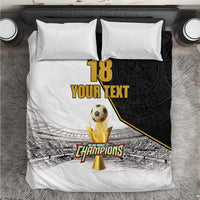 Custom Mexico Football Champion Bedding Set Aztec Pattern - Wonder Print Shop
