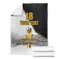 Custom Mexico Football Champion Blanket Aztec Pattern - Wonder Print Shop