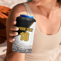 Custom Mexico Football Champion 4 in 1 Can Cooler Tumbler Aztec Pattern - Wonder Print Shop