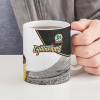 Custom Mexico Football Champion Ceramic Mug Aztec Pattern - Wonder Print Shop