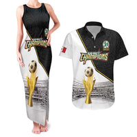 Custom Mexico Football Champion Couples Matching Tank Maxi Dress and Hawaiian Shirt Aztec Pattern - Wonder Print Shop