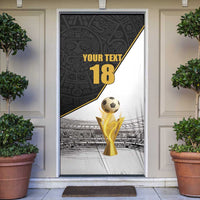 Custom Mexico Football Champion Door Cover Aztec Pattern - Wonder Print Shop