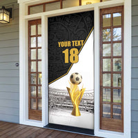 Custom Mexico Football Champion Door Cover Aztec Pattern - Wonder Print Shop