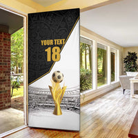 Custom Mexico Football Champion Door Cover Aztec Pattern - Wonder Print Shop