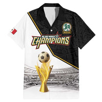 Custom Mexico Football Champion Family Matching Mermaid Dress and Hawaiian Shirt Aztec Pattern - Wonder Print Shop