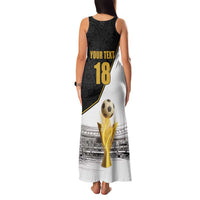 Custom Mexico Football Champion Family Matching Tank Maxi Dress and Hawaiian Shirt Aztec Pattern - Wonder Print Shop