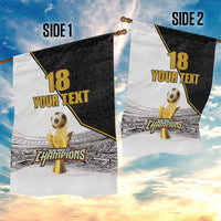 Custom Mexico Football Champion Garden Flag Aztec Pattern - Wonder Print Shop