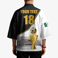 Custom Mexico Football Champion Kimono Aztec Pattern - Wonder Print Shop