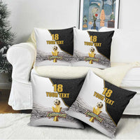 Custom Mexico Football Champion Pillow Cover Aztec Pattern - Wonder Print Shop