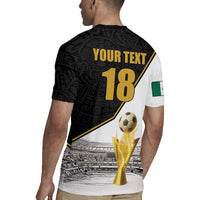 Custom Mexico Football Champion Rugby Jersey Aztec Pattern - Wonder Print Shop