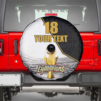 Custom Mexico Football Champion Spare Tire Cover Aztec Pattern - Wonder Print Shop