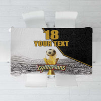 Custom Mexico Football Champion Tablecloth Aztec Pattern - Wonder Print Shop