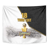 Custom Mexico Football Champion Tapestry Aztec Pattern - Wonder Print Shop