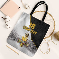 Custom Mexico Football Champion Tote Bag Aztec Pattern - Wonder Print Shop