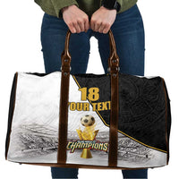 Custom Mexico Football Champion Travel Bag Aztec Pattern - Wonder Print Shop