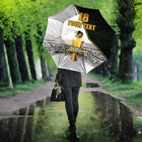 Custom Mexico Football Champion Umbrella Aztec Pattern - Wonder Print Shop