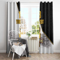 Custom Mexico Football Champion Window Curtain Aztec Pattern - Wonder Print Shop