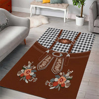 Oktoberfest Lederhosen Costume Area Rug German Beer Festival - Wonder Print Shop
