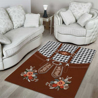 Oktoberfest Lederhosen Costume Area Rug German Beer Festival - Wonder Print Shop