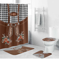 Oktoberfest Lederhosen Costume Bathroom Set German Beer Festival - Wonder Print Shop