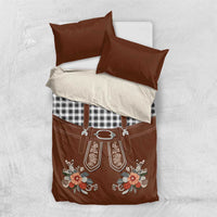 Oktoberfest Lederhosen Costume Bedding Set German Beer Festival - Wonder Print Shop