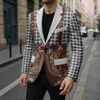 Oktoberfest Lederhosen Costume Blazer German Beer Festival - Wonder Print Shop