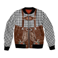 Oktoberfest Lederhosen Costume Bomber Jacket German Beer Festival - Wonder Print Shop