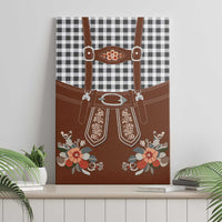 Oktoberfest Lederhosen Costume Canvas Wall Art German Beer Festival - Wonder Print Shop