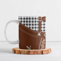 Oktoberfest Lederhosen Costume Ceramic Mug German Beer Festival - Wonder Print Shop