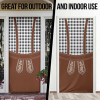 Oktoberfest Lederhosen Costume Door Cover German Beer Festival - Wonder Print Shop