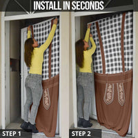 Oktoberfest Lederhosen Costume Door Cover German Beer Festival - Wonder Print Shop