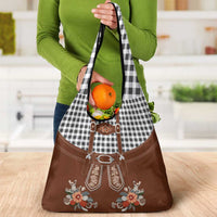 Oktoberfest Lederhosen Costume Grocery Bag German Beer Festival - Wonder Print Shop