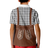 Oktoberfest Lederhosen Costume Kid Polo Shirt German Beer Festival - Wonder Print Shop