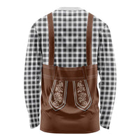 Oktoberfest Lederhosen Costume Long Sleeve Shirt German Beer Festival - Wonder Print Shop