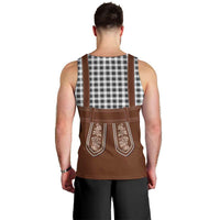 Oktoberfest Lederhosen Costume Men Tank Top German Beer Festival - Wonder Print Shop