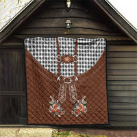 Oktoberfest Lederhosen Costume Quilt German Beer Festival - Wonder Print Shop