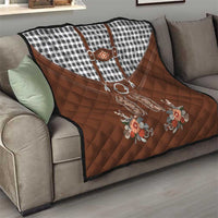 Oktoberfest Lederhosen Costume Quilt German Beer Festival - Wonder Print Shop