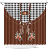 Oktoberfest Lederhosen Costume Shower Curtain German Beer Festival - Wonder Print Shop