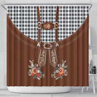 Oktoberfest Lederhosen Costume Shower Curtain German Beer Festival - Wonder Print Shop