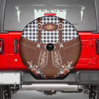 Oktoberfest Lederhosen Costume Spare Tire Cover German Beer Festival - Wonder Print Shop
