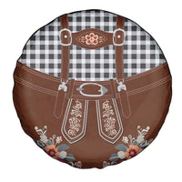 Oktoberfest Lederhosen Costume Spare Tire Cover German Beer Festival - Wonder Print Shop
