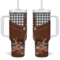 Oktoberfest Lederhosen Costume Tumbler With Handle German Beer Festival - Wonder Print Shop